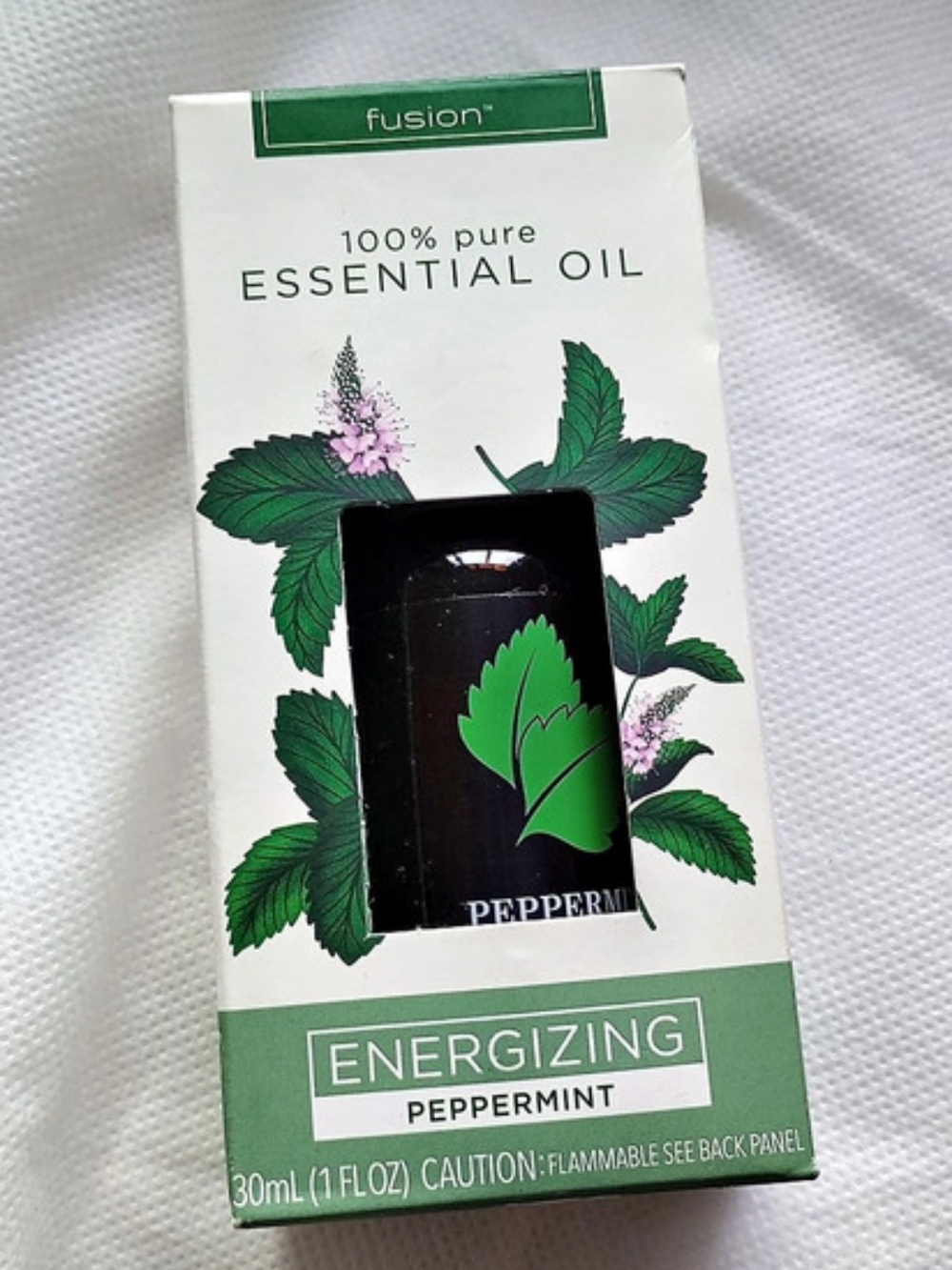 Fusion Energizing Peppermint 100% Pure Essential Oil 30ml Energizing 30 mL
